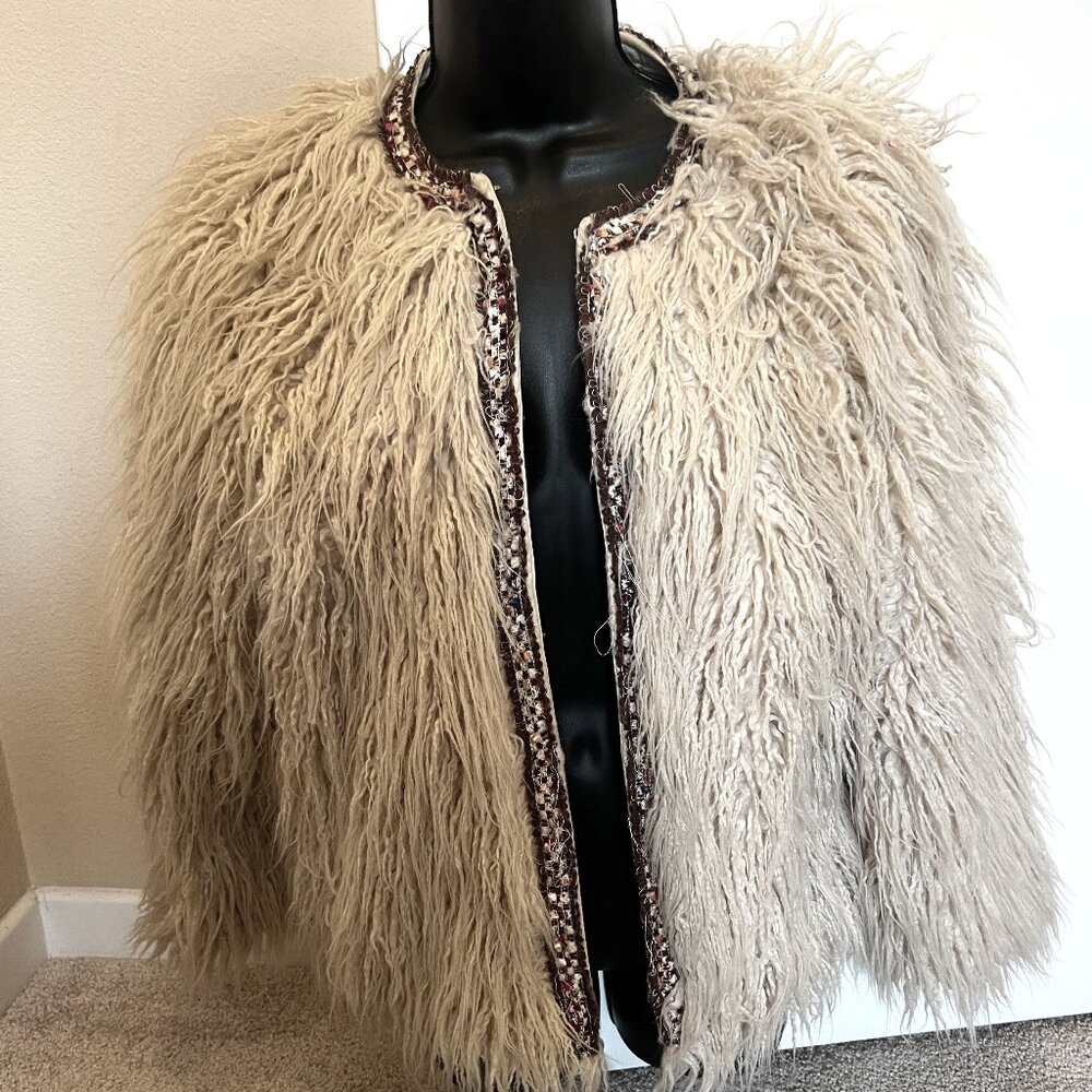 Bohemian Faux Fur Jacket